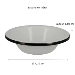 Alternative view of Bassine en métal
