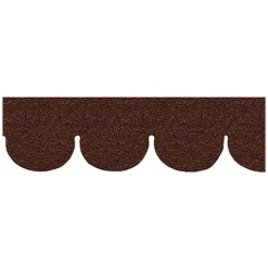tuiles shingles écailles miniature 1/12e en bandes pour toiture maison de poupée