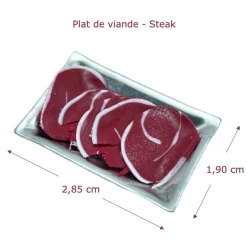 Alternative view of Plat de viande - Steak