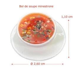 Alternative view of Bol de soupe minestrone