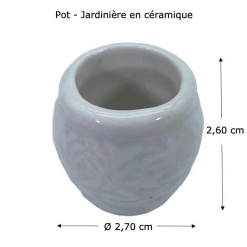 Alternative view of Pot / Jardinière en céramique