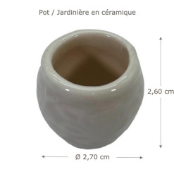 Alternative view of Pot / Jardinière en céramique