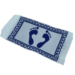 Alternative view of Tapis de bains bleu