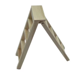 Alternative view of Escabeau pliant bois 5 marches