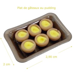 Alternative view of Plat de gâteaux au pudding