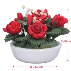 Alternative view of Bouquet de fleurs en pot
