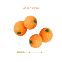 Alternative view of Oranges - Lot de 4