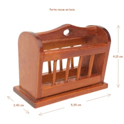 Alternative view of Porte revues bois