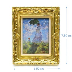 Alternative view of Tableau Claude Monet " La Femme à l'ombrelle "
