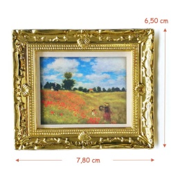 Alternative view of Tableau Claude Monet " Les Coquelicots "