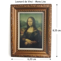 Alternative view of Tableau Leonard de Vinci " Mona Lisa "