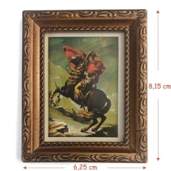 Alternative view of Tableau Napoléon Bonaparte traversant les alpes