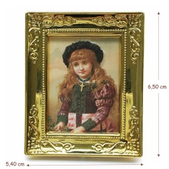 Alternative view of Tableau portrait de jeune fille