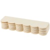Tuiles festonnées en bois pour maison de poupée, lot de 12 pièces.