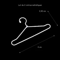 Alternative view of Cintres à habits - Lot de 2