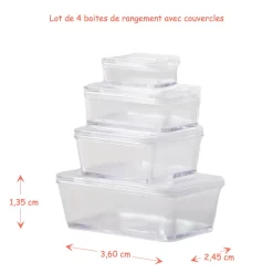 Alternative view of Boite de rangement rectangulaire