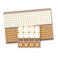 Alternative view of Carrelage mural - Victorien