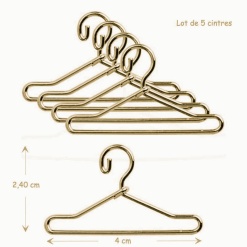 Alternative view of Cintres à habits - Lot de 5