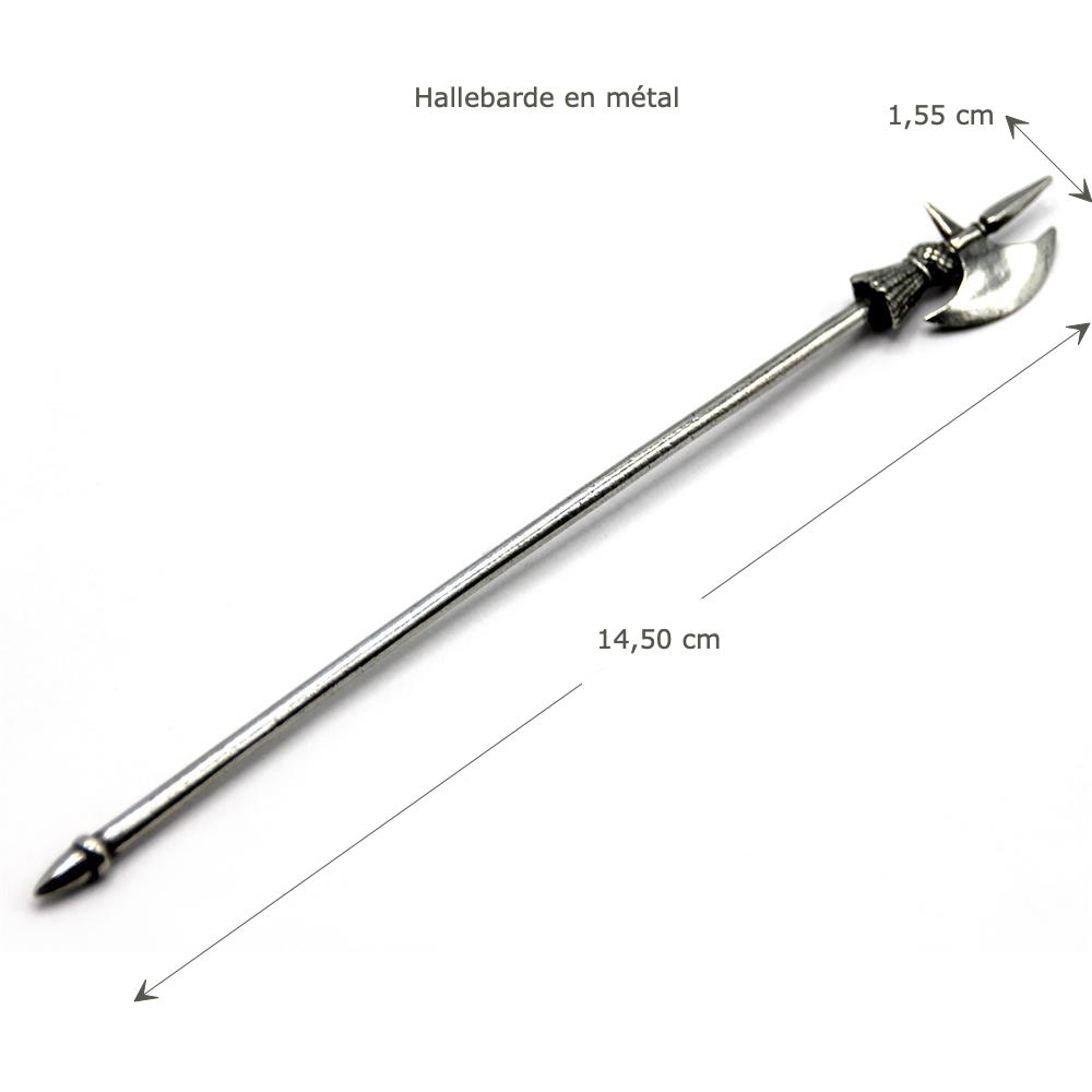 Hallebarde en métal – Image 2
