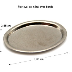 Alternative view of Plat de service ovale