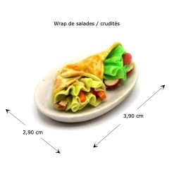 Alternative view of Wrap de Salades / Crudités