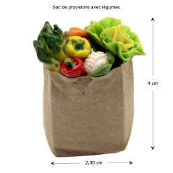 Alternative view of Sac de courses / Asperges et choux-fleurs...