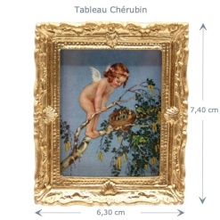 Alternative view of Tableau angelot chérubin