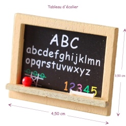 Alternative view of Tableau noir d'écolier