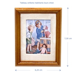 Alternative view of Tableau enfants, chiens
