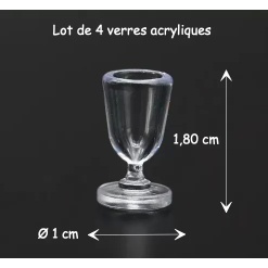 Alternative view of Verre - lot de 4