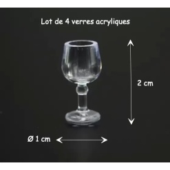 Alternative view of Verre - lot de 4