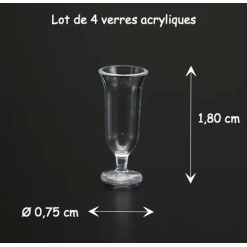 Alternative view of Verre - lot de 4