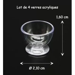 Alternative view of Verre / Coupe à glace - lot de 4