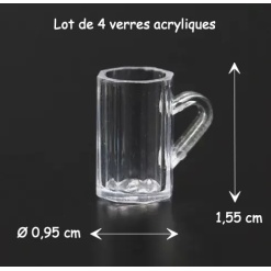 Alternative view of Verre - lot de 4