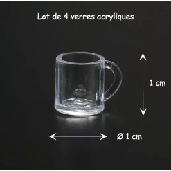 Alternative view of Verre - lot de 4