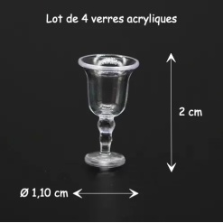 Alternative view of Verre - lot de 4