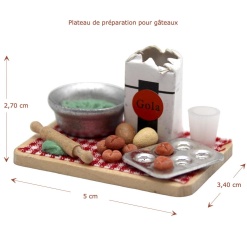 Alternative view of Plateau de préparation de gâteaux