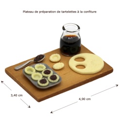 Alternative view of Plateau de préparation de tartelettes