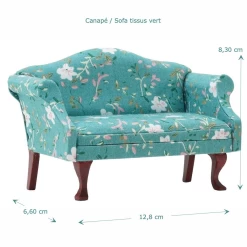 Alternative view of Canapé / Sofa tissus à fleurs