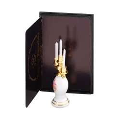 Alternative view of Chandelier céramique 3 branches