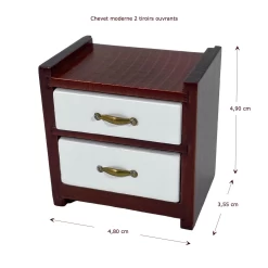 Alternative view of Chevet moderne 2 tiroirs