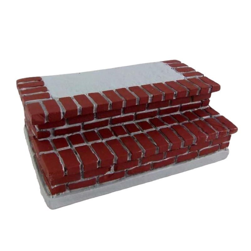 Escalier d'entrée imitation brique