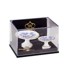 Alternative view of Plats à gâteaux - Blue onion