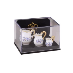 Alternative view of Pots à lait de tailles différentes - Blue onion