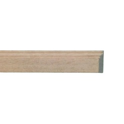 Lot de 6 plinthes en bois brut miniature 1/12e pour maison de poupée
