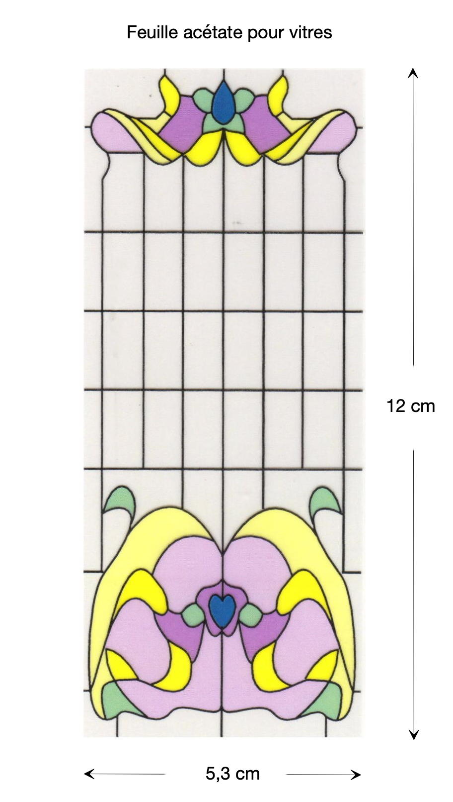 Feuille-acetate-vitraux-.accessoire-de-decoration-pour-maison-de-poupee-miniature-echelle-1-12e-HH-SLIM06-2