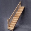 Escalier-13-marche-bois-brut-.Materiel-de-construction-pour-maison-de-poupee-miniature-echelle-1-12e-AB-GL-OA012