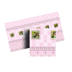 Alternative view of Carrelage mural avec image florale