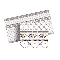 Alternative view of Carrelage mural avec frise