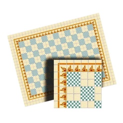 Alternative view of Carrelage sol avec frise décorative